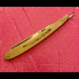 Vtg King’s Extra Good straight Razor, as found